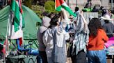 Manifestantes propalestinos marchan en Washington