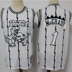 崔西·麥葛瑞迪 （Tracy McGrady） NBA多倫多暴龍隊 白色 限量版 球衣 1號
