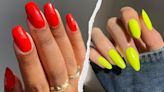 Coral Red, Neon Yellow, & More Trending Nail Polish Colors For Summer 2024