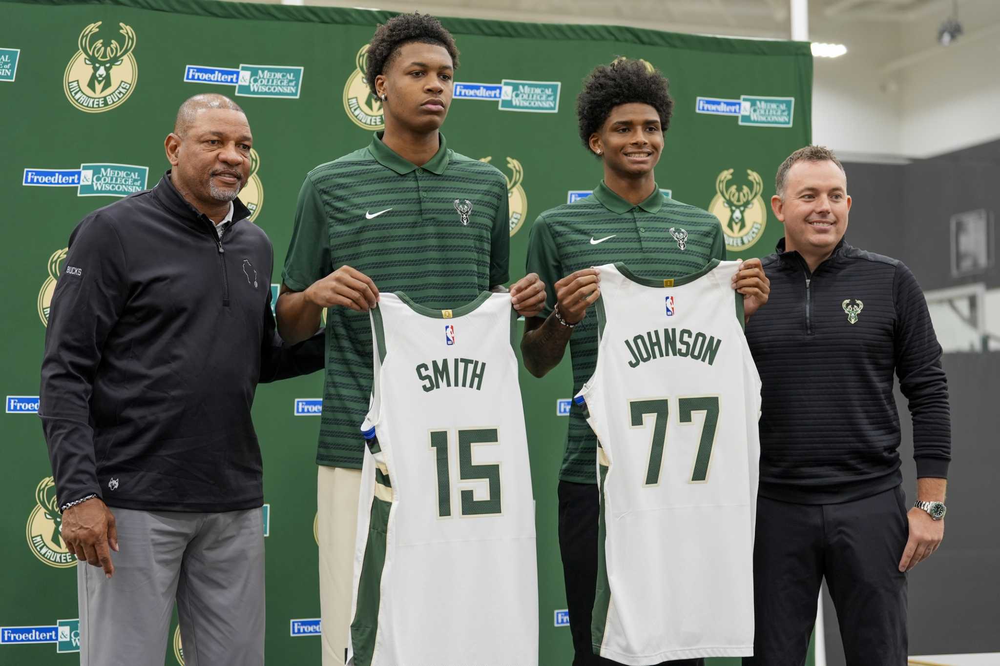 Bucks banking on long-term potential of their two 19-year-old draft picks