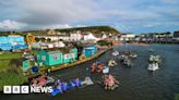 West Bay: Homemade rafts take to River Brit in RNLI race