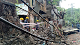 Thane: Wall Of Unoccupied Building Collapses Amid Heavy Rains In Kalyan; No Injuries Reported