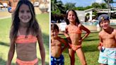 Celeb mom Jessie James Decker denied accusations that she photoshopped abs onto her children's pictures: 'I want to raise my kids to feel proud of their bodies'