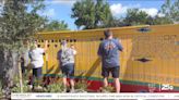 Creative Waco hosts community for new mural at Cameron Park Zoo