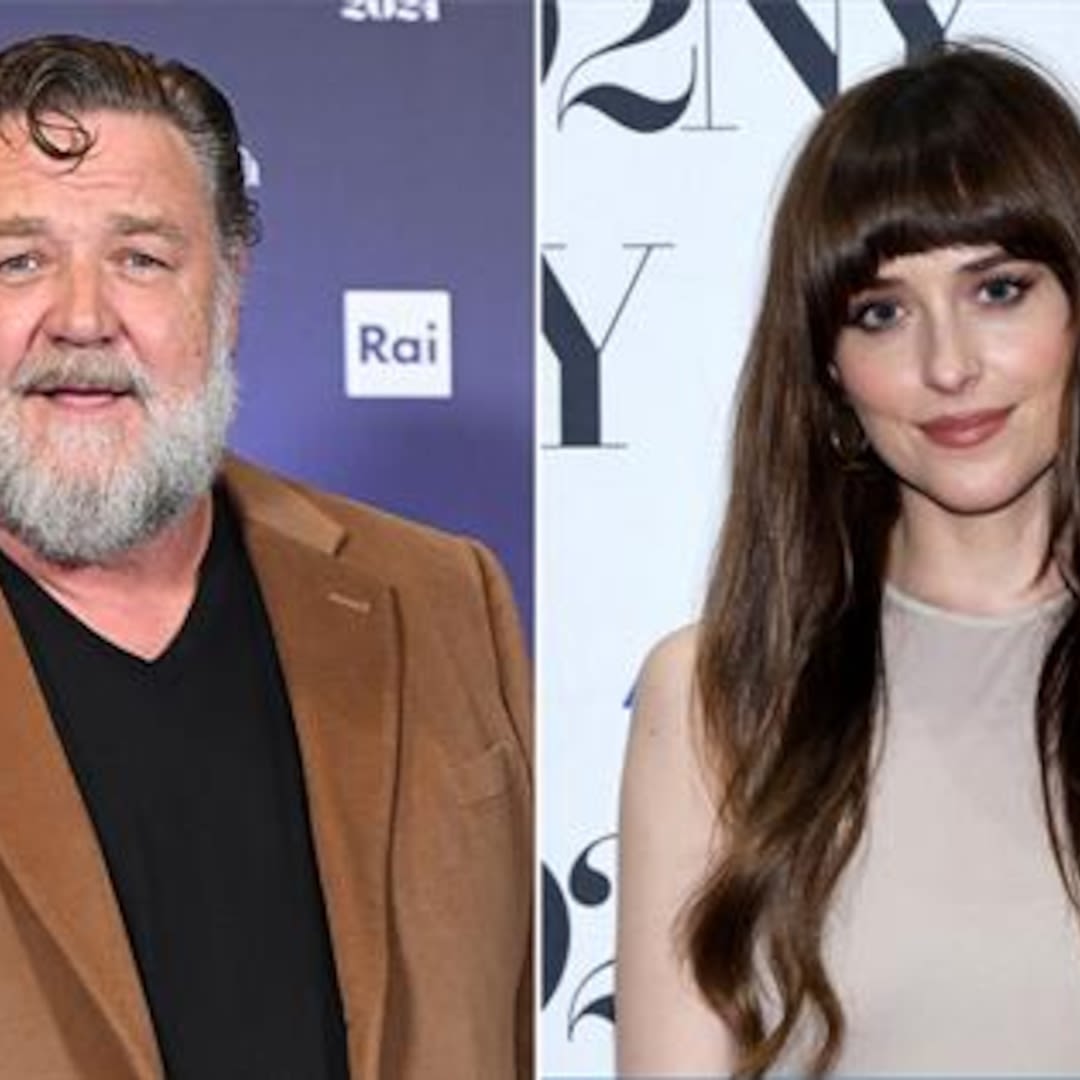 Russell Crowe Reacts to Dakota Johnson’s Criticism About Superhero Movies - E! Online