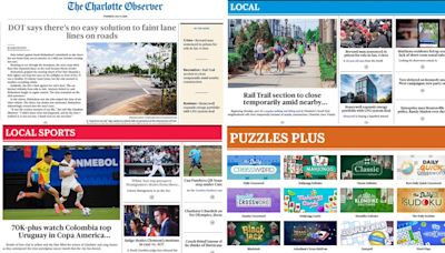 The Charlotte Observer set to change print days as digital transition evolves