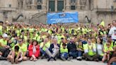 Niños con cáncer hacen el Camino de Santiago y piden un día escolar de donante de médula: así les han recibido