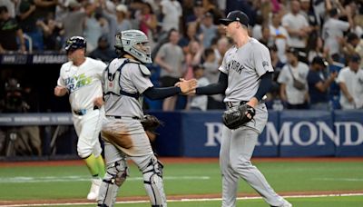 Yankees’ Jose Trevino looking like his Platinum Glove self behind the plate