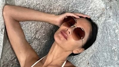 Nicole Scherzinger stuns in black bikini celebrating her 46th birthday