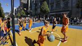 El Bombé, escenario del día de baloncesto en la calle del Alimerka Oviedo