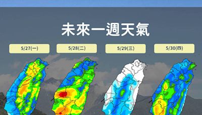 2波鋒面接力報到！ 下週大雨連3天 全台濕答答