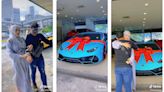 Wife Gifts Lamborghini Huracan Evo To Her Husband