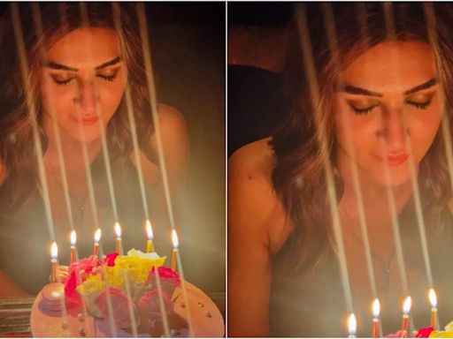 Kriti Sanon celebrates birthday in London with sister Nupur | - Times of India