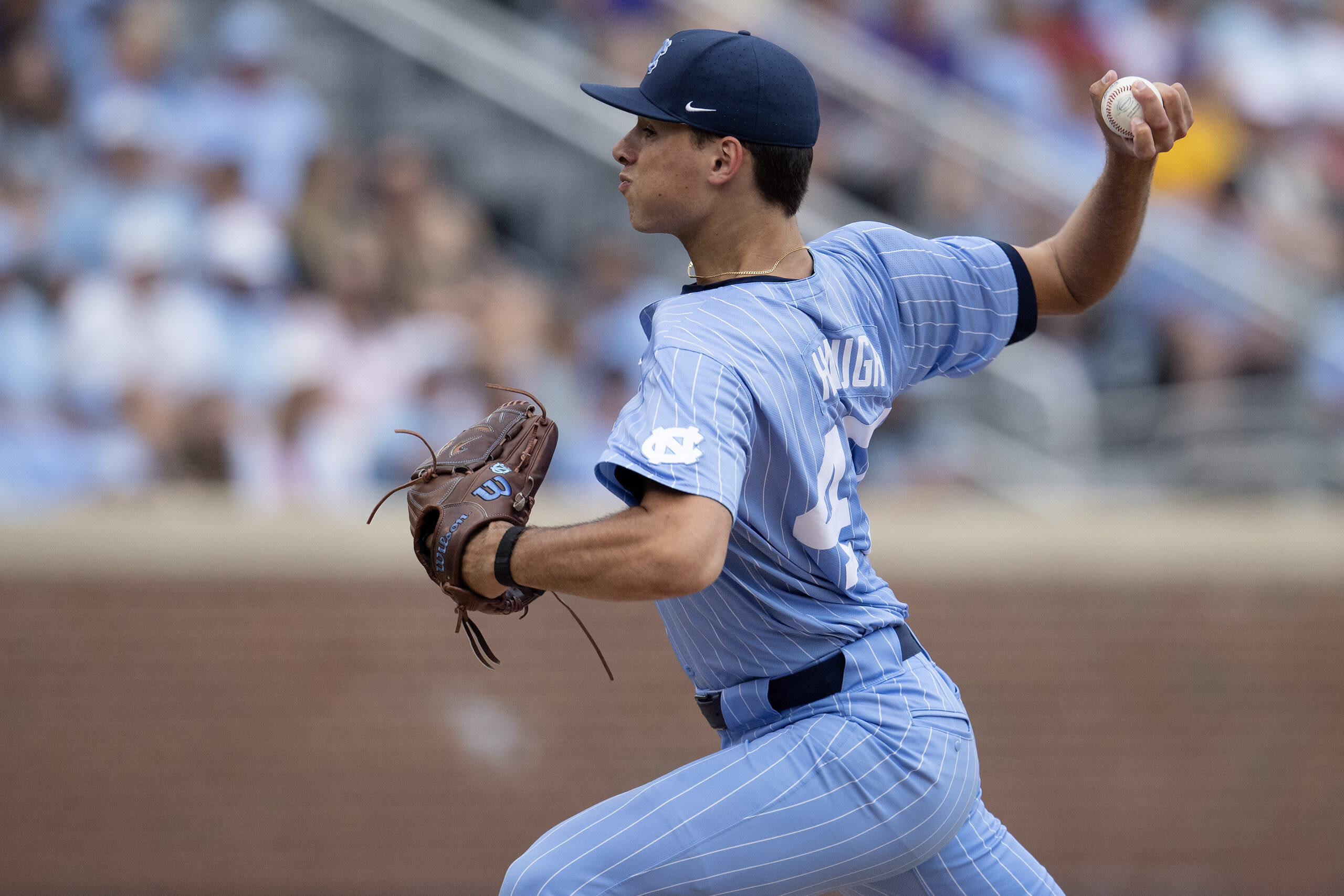 Shaky pitching, runners left on base pushes UNC baseball to brink of elimination in NCAA Tournament