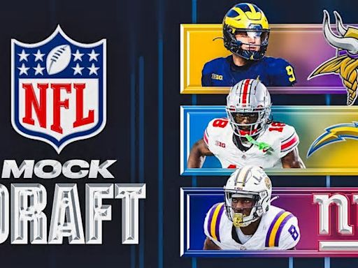 2024 NFL Mock Draft: Chargers, Giants land star wideouts after QBs go 1-4