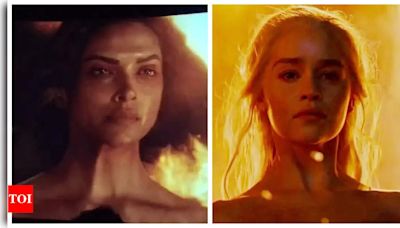 Deepika Padukone hailed as 'Khaleesi' after EPIC 'Kalki 2898 AD' scene is compared to Emilia Clarke's in 'Game of Thrones' | - Times of India