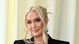 Erika Jayne Walks the Red Carpet in a Fiery Red-Orange Suit and a Sleek Updo