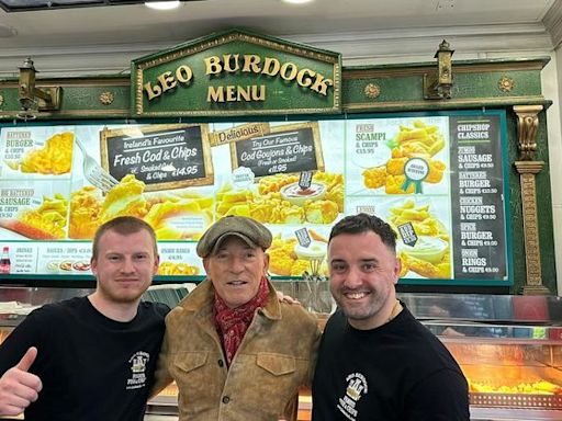 Bruce Springsteen visits Dublin chipper for the second time this week