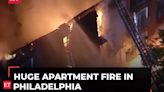 US: Huge apartment fire in Philadelphia displaces dozens of residents