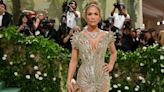 Jennifer Lopez Wears a Show-Stopping Platinum and Diamond Tiffany Necklace on the Met Gala Red Carpet