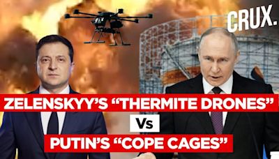 Ukraine Ups Drone Game, “Metal Burning” Thermite Drones To Take Down Putin’s “Cope Cages” | #CV - News18