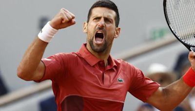 Hazaña sobrehumana de Djokovic en Roland Garros