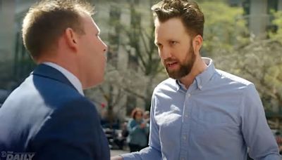 Jordan Klepper Has Mind-Melting Encounter With Trump Supporters Outside NY Trial