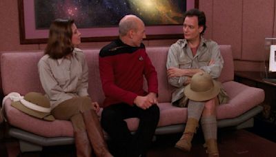 Star Trek Tried To Put Jennifer Hetrick In A Love Triangle With Q And Picard - SlashFilm