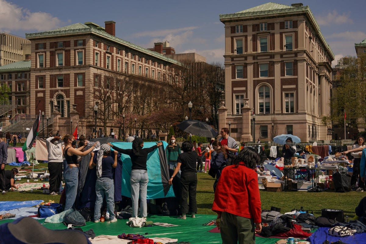 White House condemns ‘despicable antisemitism’ and ‘terrorist’ rhetoric at Columbia pro-Palestine protests