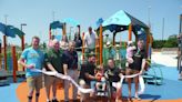 Happy kids christen Saugeen Shores Rotary Club accessible playground