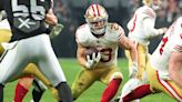 49ers injury updates: RB Christian McCaffrey day-to-day with ankle sprain, LG Aaron Banks out vs. Cardinals