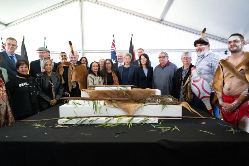 Germany's Baerbock returns artefacts to Aboriginal tribe in Australia