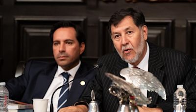 Gerardo Fernández Noroña, el presidente de la mesa directiva del Senado agredido en zona VIP del AICM