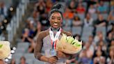 US gymnastics championships: Simone Biles wins record ninth national all-around title