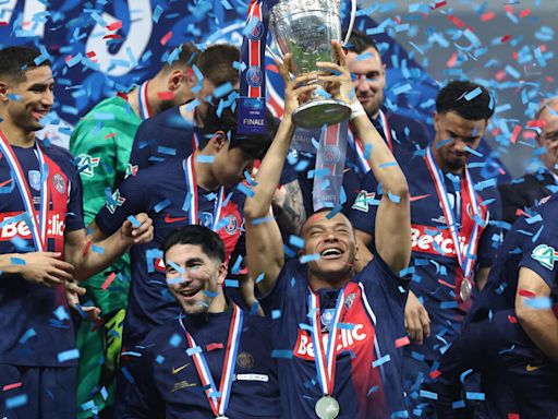 El Paris Saint-Germain le dice adiós a Mbappé con una Copa de Francia