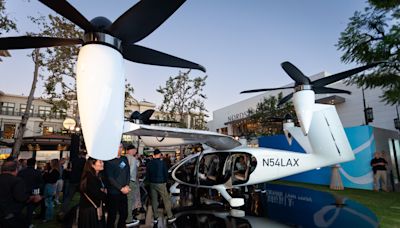 Take a seat in this flying taxi that could soon drop you off at the Grove