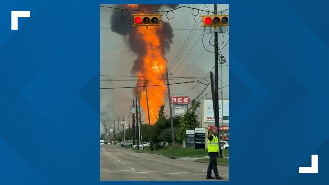 Deer Park pipeline fire impacting nearby neighborhood in La Porte; schools shelter in place