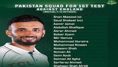 Pakistan recall Noman Ali to squad for 1st Test against England