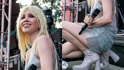 Carly Rae Jepsen Shines With Glitter Boots at Pitchfork Music Festival — Here’s Why This Sparkling Style Is Trending