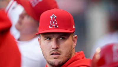 Angels OF Mike Trout leaves early from first rehab start in minors due to knee soreness