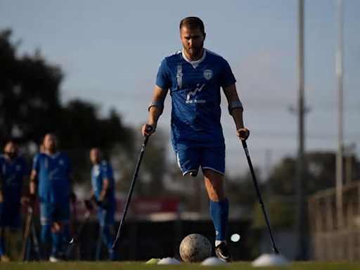 Israel's amputee soccer team offers healing to soldiers who lost limbs in Gaza