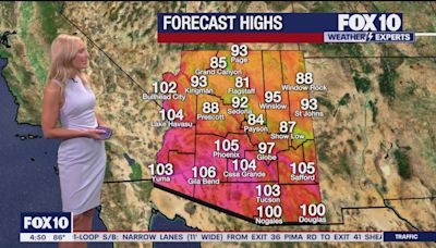 Arizona weather forecast: Slightly warmer temps before things really get hot