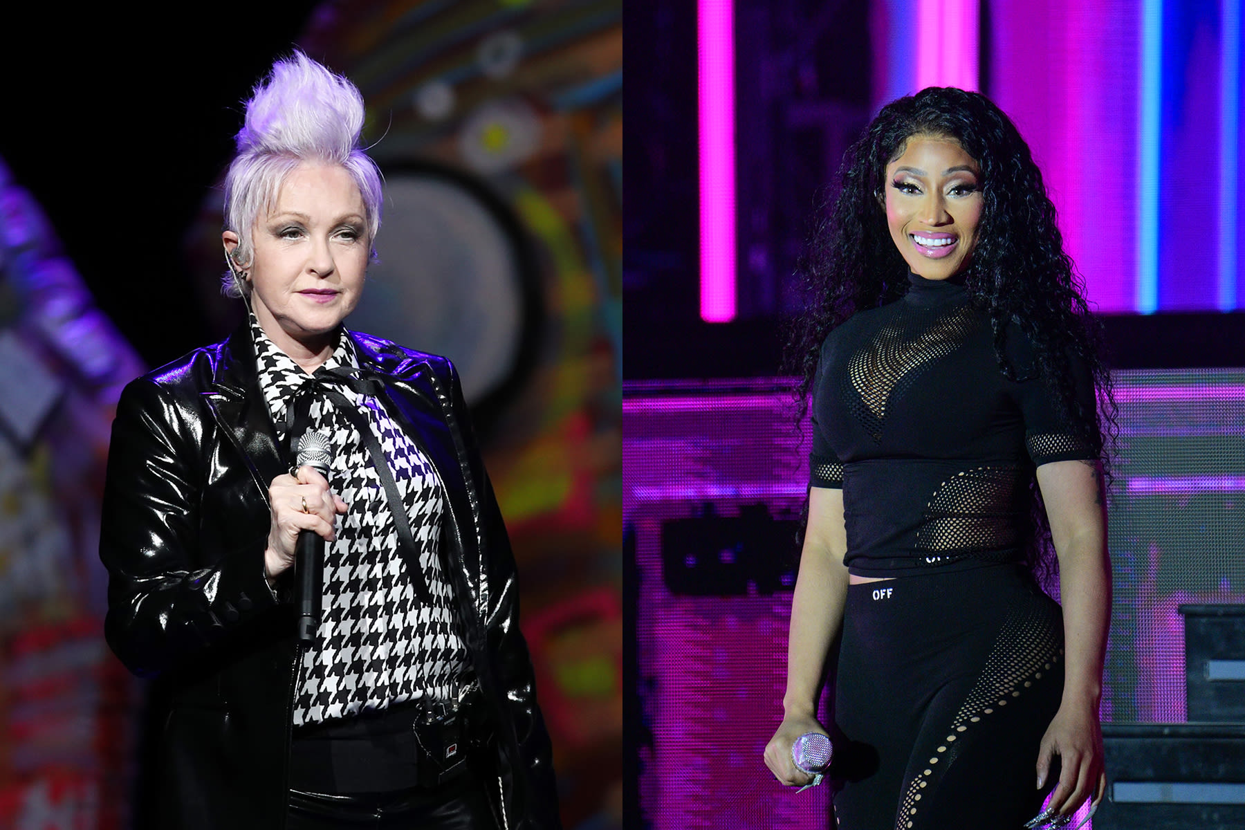 Nicki Minaj Brings Out Cyndi Lauper for ‘Pink Friday Girls’ During Brooklyn Show