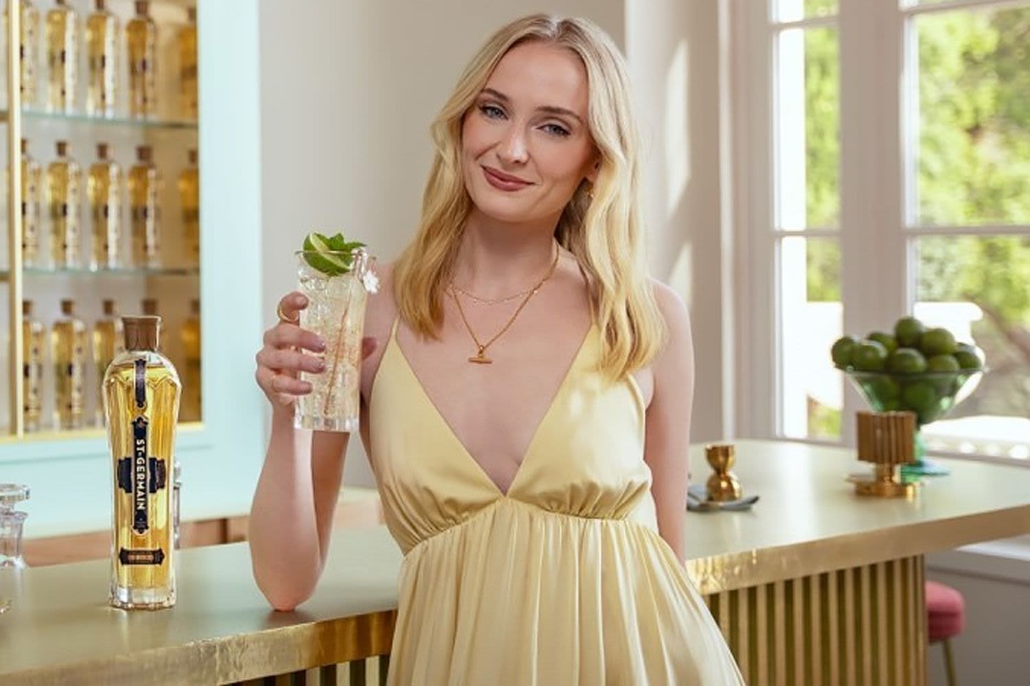 Sophie Turner Is 'Looking for Something Different, Fresh, Fun' in New St-Germain Campaign — Go Behind the Scenes