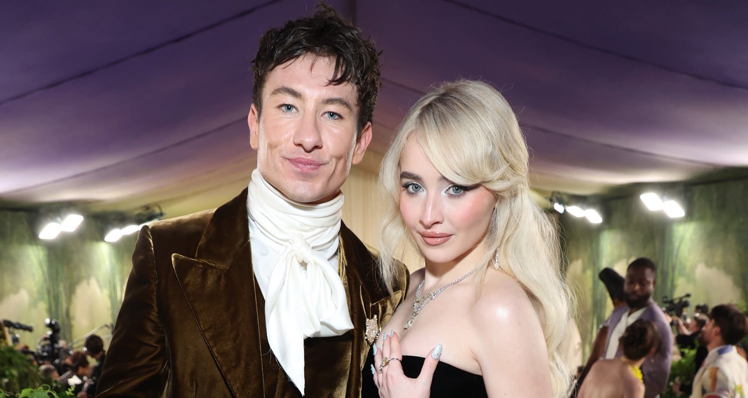 Sabrina Carpenter & Boyfriend Barry Keoghan Pose Together at Met Gala 2024