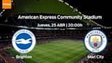 Previa de la Premier League: Brighton and Hove Albion vs Manchester City