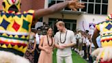 Mixing games and education, Prince Harry and Meghan arrive in Nigeria to promote mental health