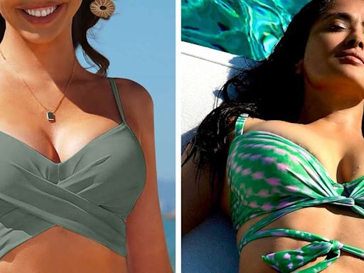 Salma Hayek’s Sexy Swimsuit Featured This Genius Waist-Cinching Detail