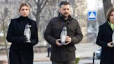 Zelenskyy and Moldova’s Maia Sandu commemorate those killed during Revolution of Dignity
