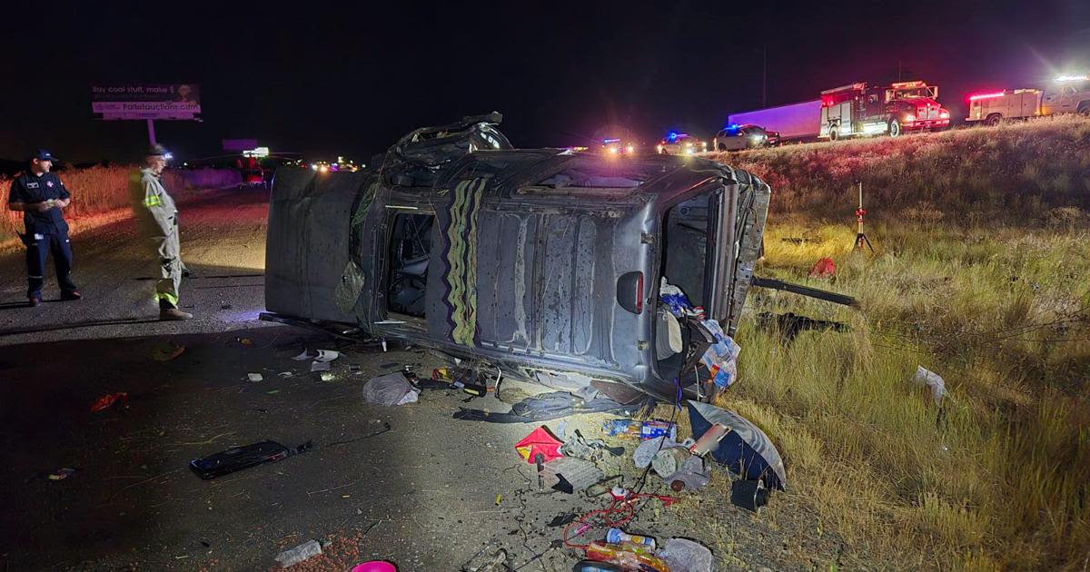 Two airlifted to hospital after rear-end crash on I-15 in Box Elder County